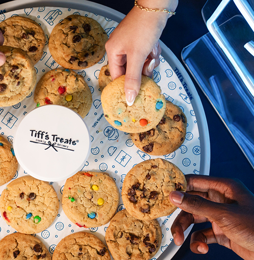 Reaching for Cookies on Cookie Tray