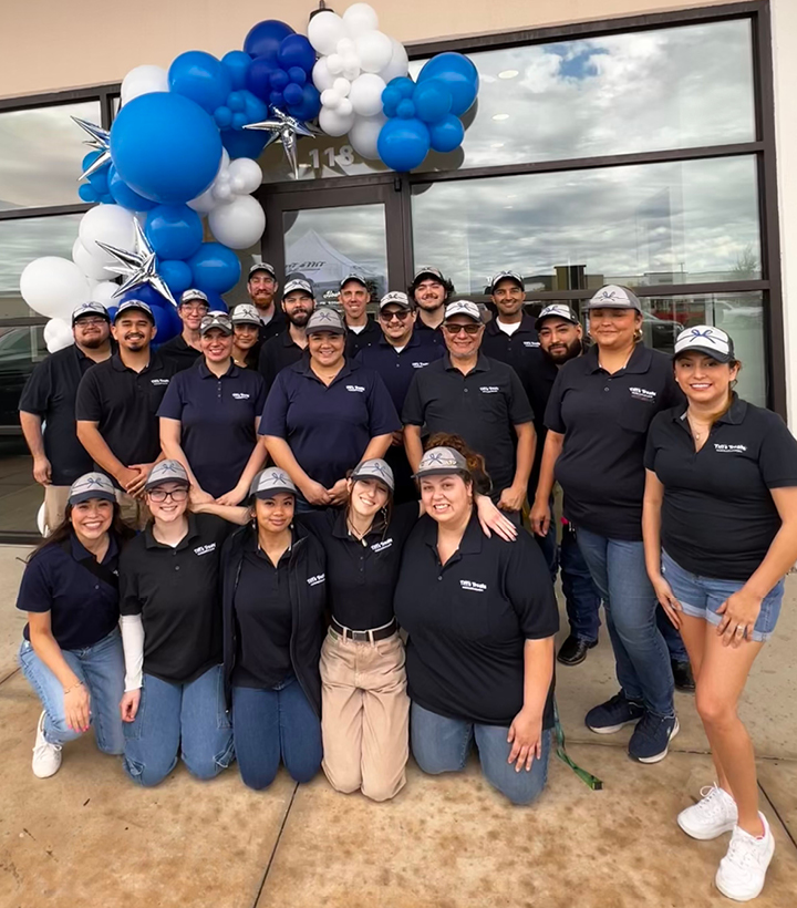 Tiff's staff at a store Grand Opening