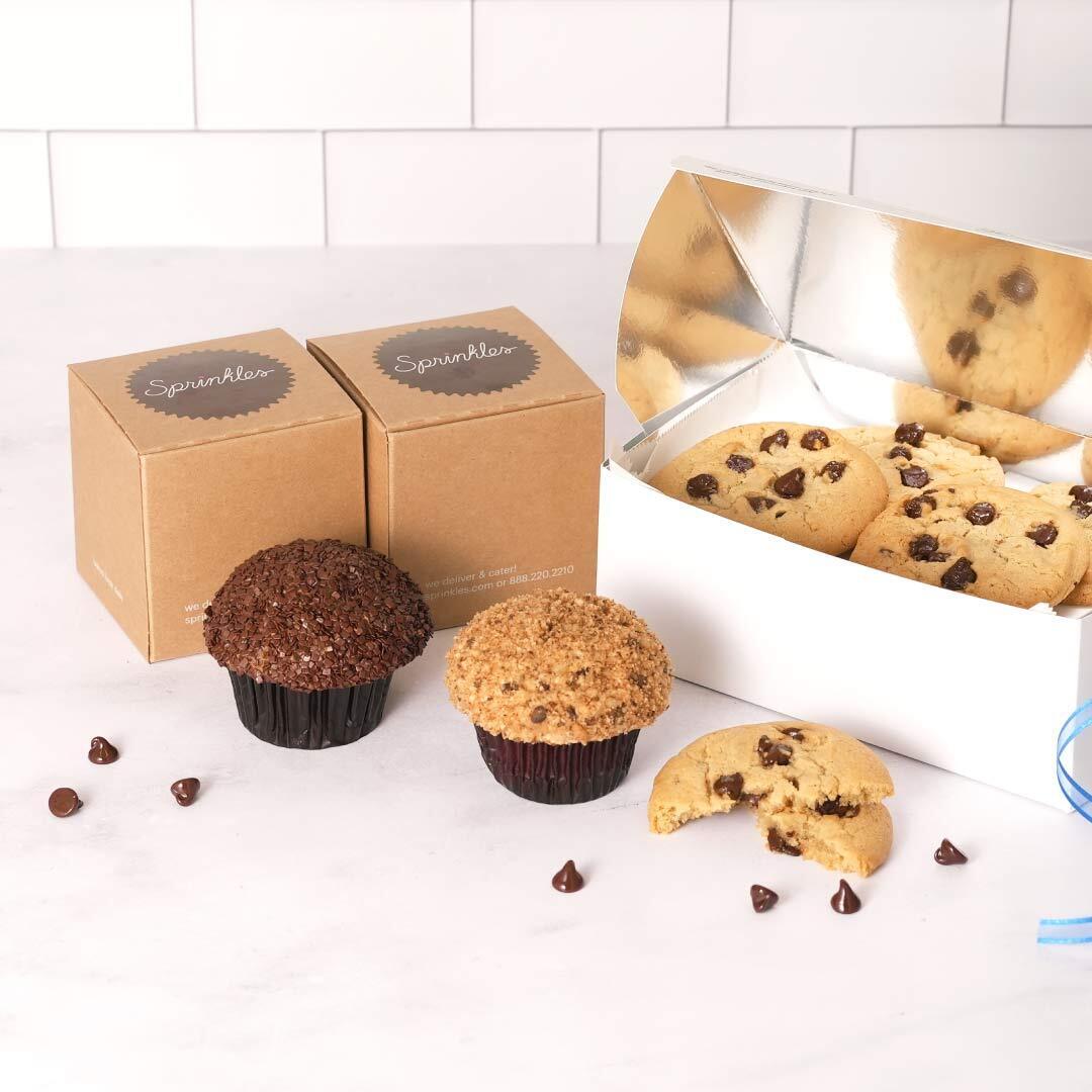 Tiff's Treats Cookie Delivery Sprinkles Cupcakes at select Tiff's