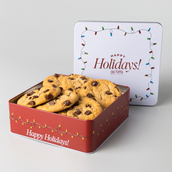 brand new holiday tins for shipping or warm delivery