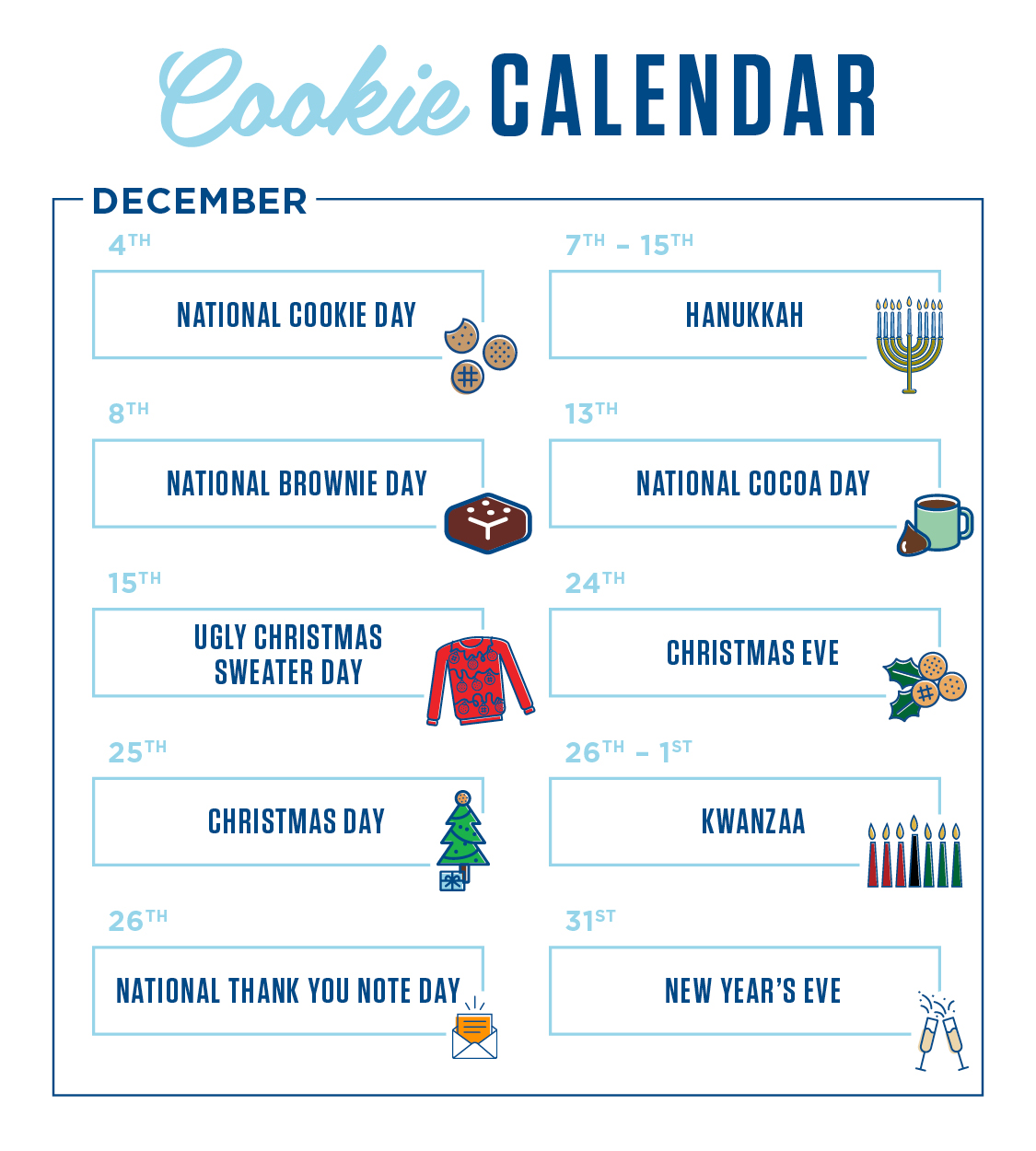 Cookie Calendar