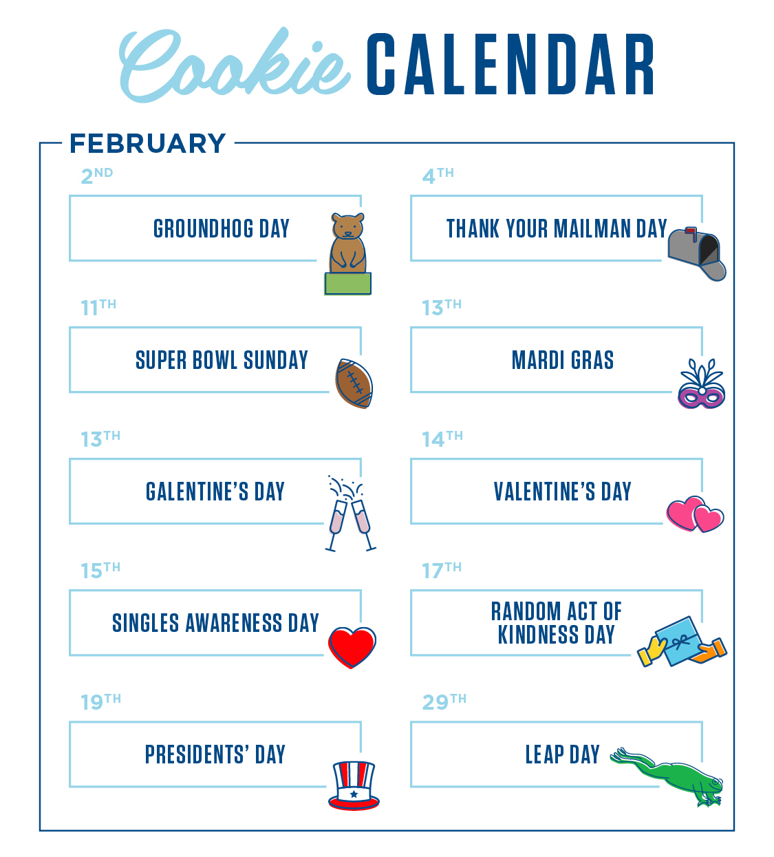 Cookie Calendar
