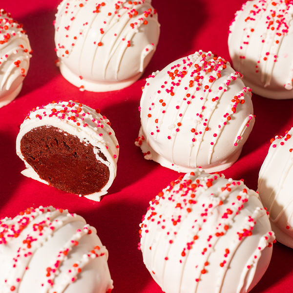 Red Velvet Cookie Truffles