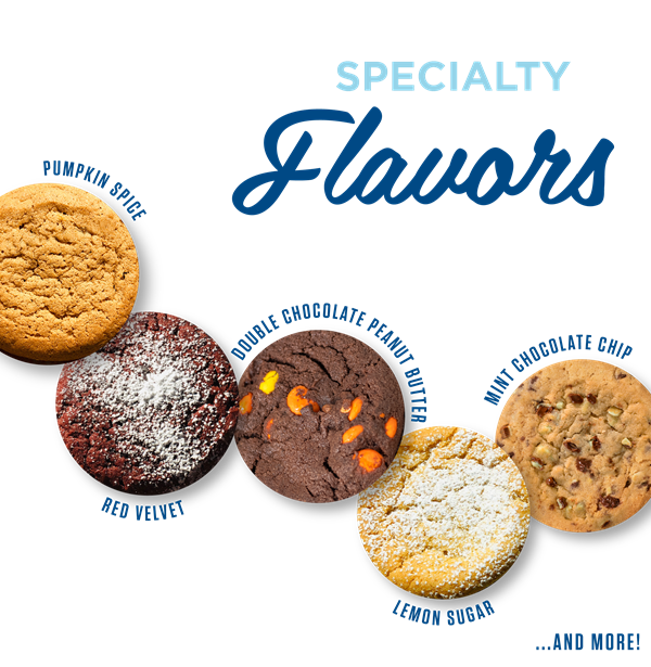 Sample our bestselling flavors! Tiff's Treats