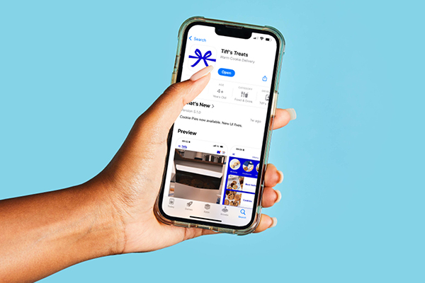 Download the Tiff's Treats App